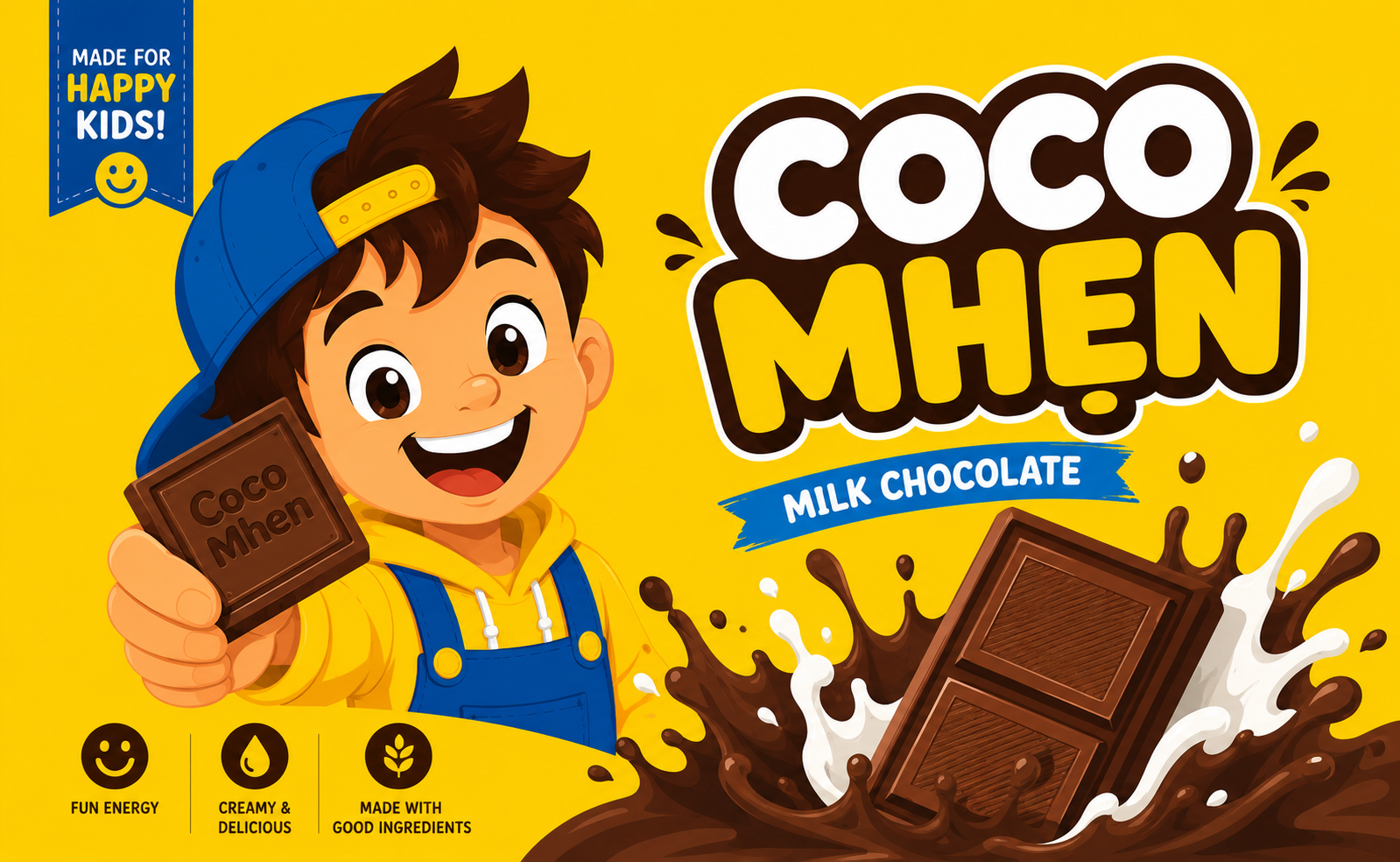 Coco Mhẹn Milk Chocolate